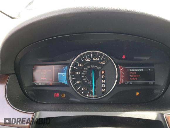 2011 Ford Edge Limited с VIN 2FMDK3KC6BBA25874, выставлен на аукционе Copart как лот 48030425 с пробегом 70 436 миль миль и Списание • Salvage title. История ставок и продаж доступна на DreamBid. Изображение 9.