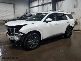 2024 Nissan Pathfinder SL with VIN 5N1DR3CD3RC253912, listed as a Copart auction lot 42677425 with 16,214 mi miles and Salvage Title. Bid and sale history available at carsss.com. Image 1.