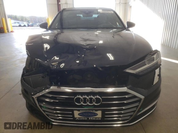 2019 Audi A8 L with VIN WAU8DAF88KN003337, listed as a Copart auction lot 40893973 with 55,908 mi miles. Bid and sale history available at carsss.com. Image 5.