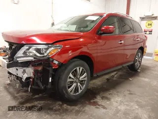2020 Nissan Pathfinder SV z VIN 5N1DR2BM7LC615663, wystawiony jako IAAI lot #41895477 z przebiegiem 37 649 mil mil oraz . Historia ofert i sprzedaży dostępna na DreamBid. Obrazek 2.