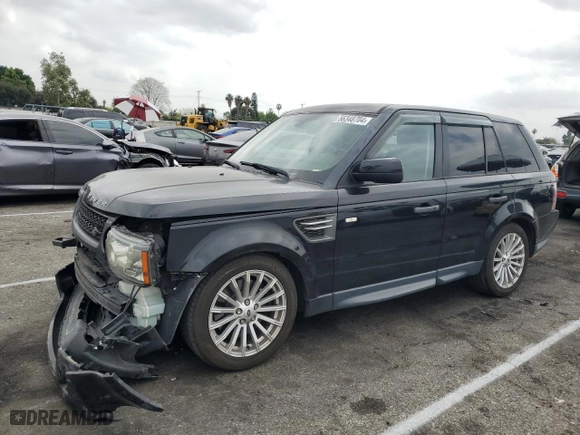 2010 Land Rover Range Rover Sport HSE with VIN SALSF2D49AA227188, listed as a Copart auction lot 56348704 with 166,303 mi miles and Salvage Title. Bid and sale history available at carsss.com. Image 1.
