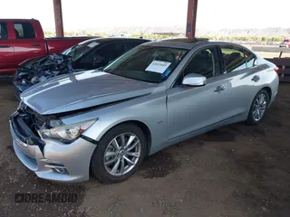 2017 Infiniti Q50 3.0t Premium with VIN JN1EV7AP4HM739763, listed as a IAAI auction lot 42011605 with 90,608 mi miles. Bid and sale history available at carsss.com. Image 16.
