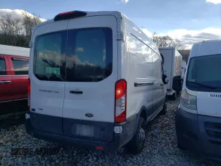 2020 Ford Transit Cargo with VIN 1FTBR2C87LKB75849, listed as a Copart auction lot 79414554 with 56,987 mi miles and Salvage Title. Bid and sale history available at carsss.com. Image 3.