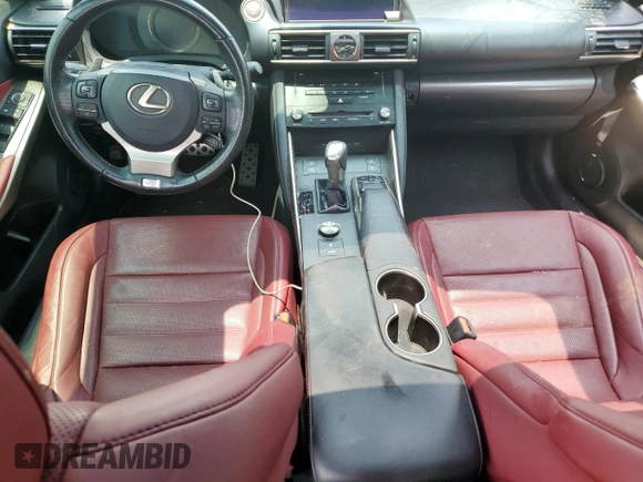 2017 Lexus IS 200t with VIN JTHBA1D25H5052504, listed as a Copart auction lot 59294565 with Not provided miles and Salvage title. Bid and sale history available at DreamBid. Image 8.