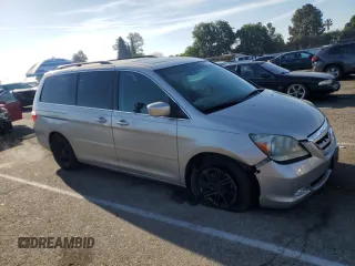2005 Honda Odyssey TOURING with VIN 5FNRL38865B009529, listed as a Copart auction lot 50259815 with 198,999 mi miles and Salvage Title. Bid and sale history available at carsss.com. Image 4.