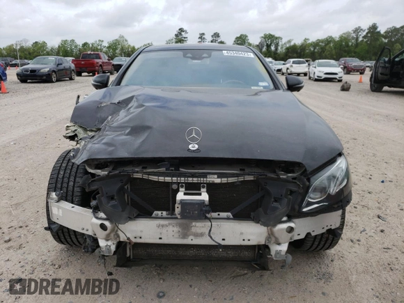 2018 Mercedes-Benz E-Class E 300 with VIN WDDZF4JB2JA306518, listed as a Copart auction lot 45340423 with 53,749 mi miles. Bid and sale history available at carsss.com. Image 5.