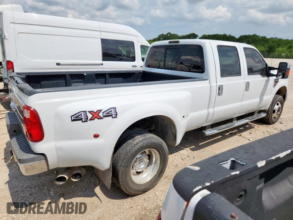 2008 Ford F-350 XL with VIN 1FTWW33RX8ED06500, listed as a Copart auction lot 64253995 with 180,425 mi miles and Clean title. Bid and sale history available at DreamBid. Image 3.