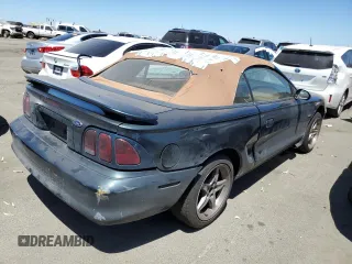 1998 Ford Mustang GT with VIN 1FAFP45X9WF103156, listed as a Copart auction lot 61475414 with 79,714 mi miles and Salvage Title. Bid and sale history available at carsss.com. Image 3.