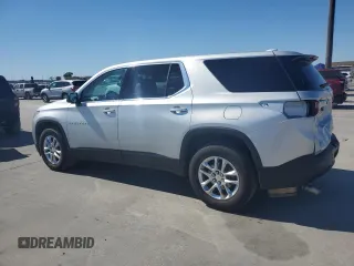 2021 Chevrolet Traverse LS with VIN 1GNERFKW8MJ193604, listed as a Copart auction lot 77136114 with 61,366 mi miles and Salvage Title. Bid and sale history available at carsss.com. Image 2.