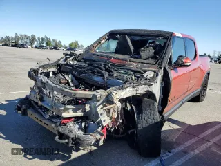 2023 Rivian R1T Adventure with VIN 7FCTGAAA0PN024599, listed as a Copart auction lot 50269955 with 0 mi miles and Salvage Title. Bid and sale history available at carsss.com. Image 1.
