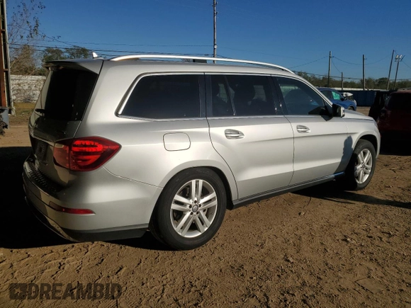 2016 Mercedes-Benz GL with VIN 4JGDF6EE4GA693095, listed as a Copart auction lot 82140294 with 66,096 mi miles and Salvage Title. Bid and sale history available at carsss.com. Image 3.