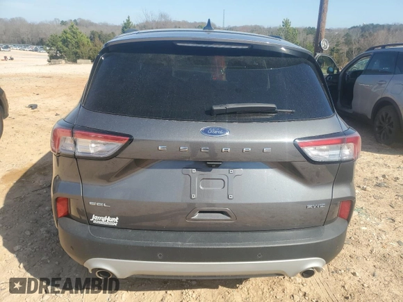 2021 Ford Escape SEL with VIN 1FMCU9H94MUB29569, listed as a Copart auction lot 48378495 with 27,702 mi miles and Salvage Title. Bid and sale history available at DreamBid. Image 6.