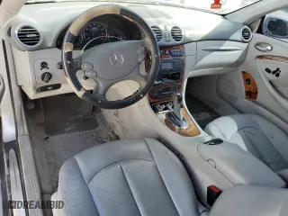 2003 Mercedes-Benz CLK-Class 3.2L with VIN WDBTJ65J63F050559, listed as a Copart auction lot 77650564 with 218,619 mi miles and Clean Title. Bid and sale history available at carsss.com. Image 8.