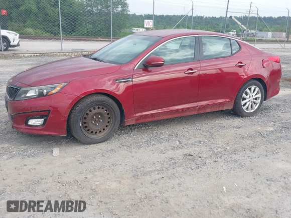 2015 Kia Optima LX with VIN 5XXGM4A76FG474368, listed as a IAAI auction lot 42303998 with 146,318 mi miles and . Bid and sale history available at DreamBid. Image 2.