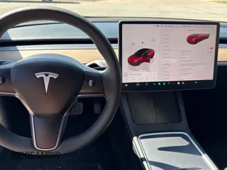 2023 Tesla Model 3 Long Range with VIN 5YJ3E1EB1PF625677, listed as a Copart auction lot 52424245 with 12,817 mi miles and Salvage Title. Bid and sale history available at DreamBid. Image 9.