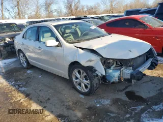 2012 Ford Fusion SE with VIN 3FAHP0HG7CR163030, listed as a Copart auction lot 37162214 with 140,486 mi miles and Salvage title. Bid and sale history available at DreamBid. Image 4.