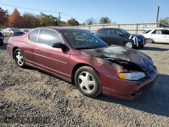 2002 Chevrolet Monte Carlo SS with VIN 2G1WX15K929192493, listed as a Copart auction lot 76564434 with 114,352 mi miles and Salvage Title. Bid and sale history available at carsss.com. Image 4.