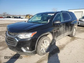 2019 Chevrolet Traverse LT Cloth with VIN 1GNEVGKW3KJ243291, listed as a Copart auction lot 82476534 with 131,729 mi miles and Salvage Title. Bid and sale history available at carsss.com. Image 1.
