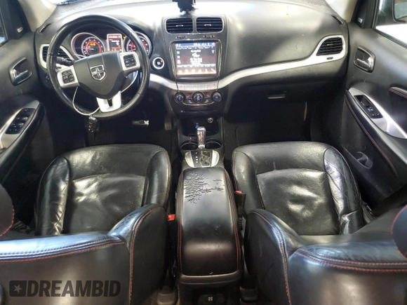 2018 Dodge Journey GT with VIN 3C4PDCEG6JT380458, listed as a Copart auction lot 57725795 with 130,329 mi miles and Salvage title. Bid and sale history available at DreamBid. Image 8.
