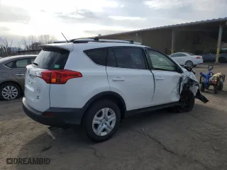 2013 Toyota RAV4 LE with VIN JTMBFREV2DD039039, listed as a Copart auction lot 50205495 with 209,028 mi miles and Salvage Title. Bid and sale history available at carsss.com. Image 3.