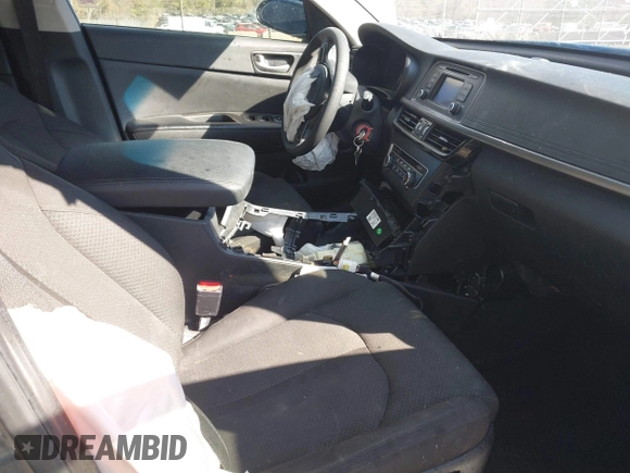 2017 Kia Optima LX with VIN 5XXGT4L34HG129887, listed as a IAAI auction lot 41653680 with 123,350 mi miles. Bid and sale history available at carsss.com. Image 5.