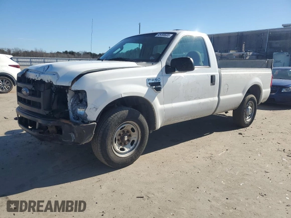 2010 Ford F-250 z VIN 1FTNF2A56AEB37460, wystawiony jako Copart lot #45498685 z przebiegiem 233 446 mil mil oraz Szkoda całkowita • Salvage title. Historia ofert i sprzedaży dostępna na DreamBid. Obrazek 1.