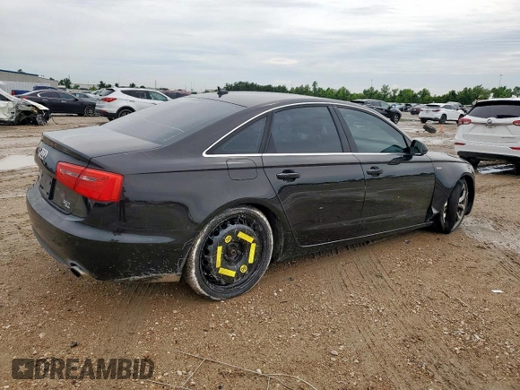 2013 Audi A6 Premium Plus with VIN WAUGGAFCXDN140922, listed as a Copart auction lot 60566865 with 179,570 mi miles and Clean title. Bid and sale history available at DreamBid. Image 3.