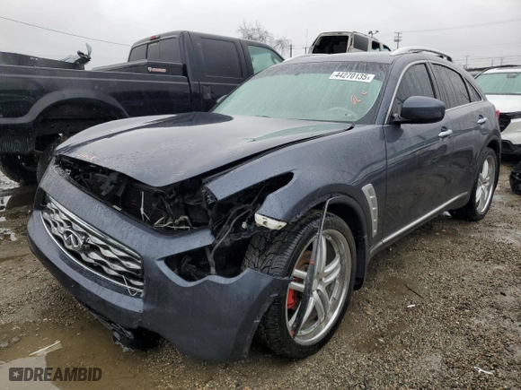 2009 Infiniti FX35 with VIN JNRAS18U69M102629, listed as a Copart auction lot 44270135 with 188,718 mi miles and Salvage Title. Bid and sale history available at carsss.com. Image 1.