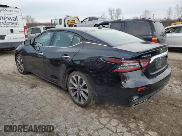 2020 Nissan Maxima Platinum with VIN 1N4AA6FVXLC365690, listed as a Copart auction lot 86352874 with 44,462 mi miles and Salvage Title. Bid and sale history available at DreamBid. Image 2.