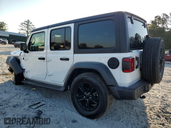 2020 Jeep Wrangler Unlimited Sport Altitude with VIN 1C4HJXDN5LW316624, listed as a Copart auction lot 75892504 with 87,273 mi miles and Salvage title. Bid and sale history available at DreamBid. Image 2.