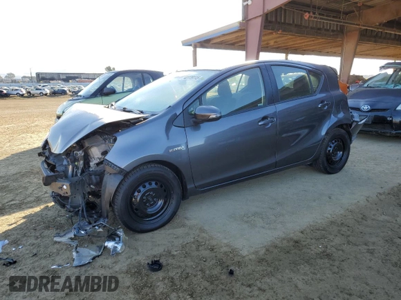 2012 Toyota Prius One with VIN JTDKDTB34C1522795, listed as a Copart auction lot 42779115 with 80,581 mi miles and Salvage Title. Bid and sale history available at carsss.com. Image 1.
