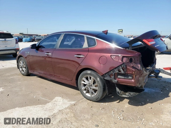 2019 Kia Optima LX with VIN 5XXGT4L3XKG344780, listed as a Copart auction lot 52327965 with 97,263 mi miles and Salvage Title. Bid and sale history available at carsss.com. Image 2.
