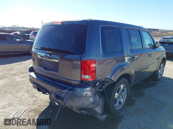 2015 Honda Pilot EX-L z VIN 5FNYF3H58FB029100, wystawiony jako IAAI lot #41856835 z przebiegiem 131 222 mil mil oraz . Historia ofert i sprzedaży dostępna na DreamBid. Obrazek 4.