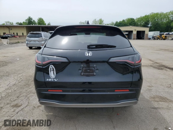 2024 Honda HR-V EX-L with VIN 3CZRZ2H75RM734874, listed as a Copart auction lot 58406715 with 12,331 mi miles and Salvage title. Bid and sale history available at DreamBid. Image 6.