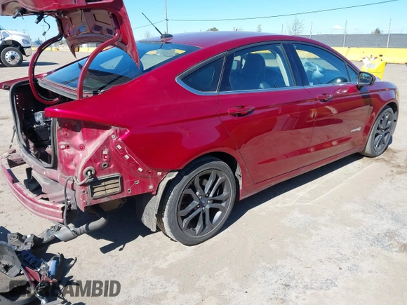 2018 Ford Fusion SE with VIN 3FA6P0LU6JR260804, listed as a IAAI auction lot 41701138 with 94,410 mi miles and . Bid and sale history available at DreamBid. Image 4.