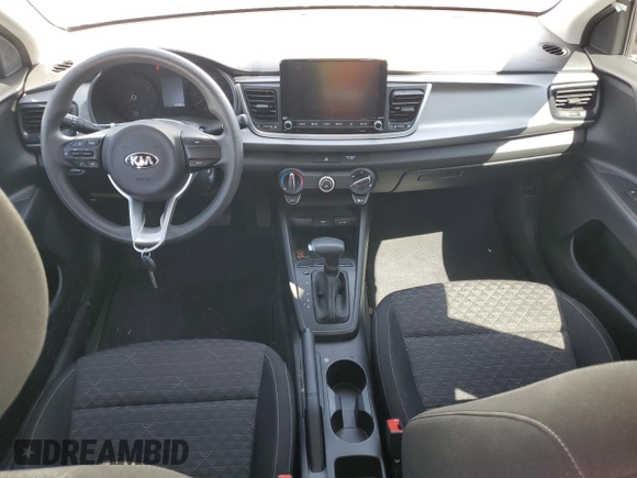 2021 Kia Rio LX with VIN 3KPA24AD5ME382840, listed as a Copart auction lot 48583955 with 20,183 mi miles and Salvage Title. Bid and sale history available at carsss.com. Image 8.