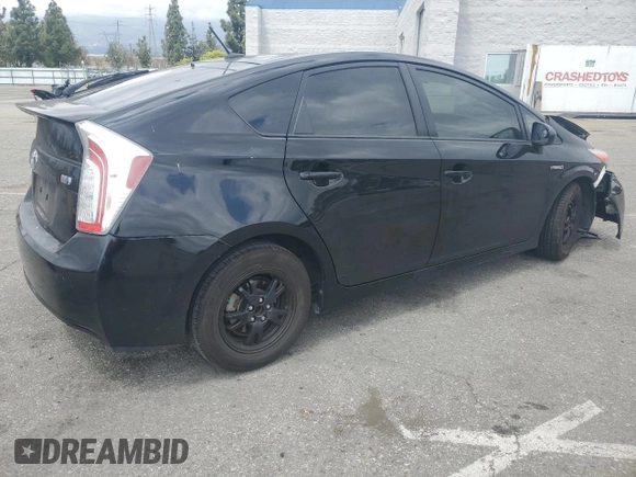2013 Toyota Prius One with VIN JTDKN3DU4D5651505, listed as a Copart auction lot 54794035 with 176,101 mi miles and Salvage Title. Bid and sale history available at DreamBid. Image 3.