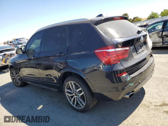 2015 BMW X3 xDrive28d with VIN 5UXWY3C55F0F83896, listed as a Copart auction lot 70690134 with 119,581 mi miles and Salvage Title. Bid and sale history available at carsss.com. Image 2.