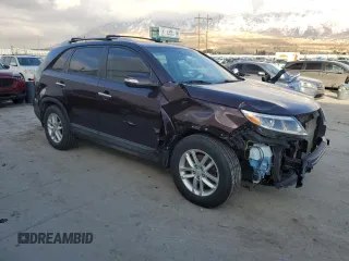 2014 Kia Sorento LX with VIN 5XYKT4A71EG530322, listed as a Copart auction lot 88501505 with 73,887 mi miles and Salvage Title. Bid and sale history available at carsss.com. Image 4.