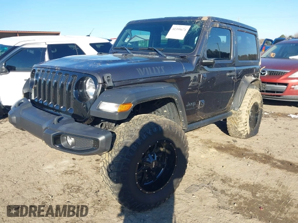 2021 Jeep Wrangler Sport S with VIN 1C4GJXAGXMW863259, listed as a IAAI auction lot 41399671 with 41,270 mi miles and . Bid and sale history available at DreamBid. Image 17.