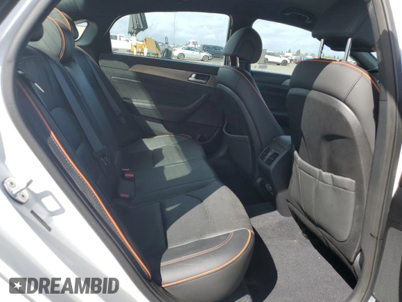2015 Hyundai Sonata Sport with VIN 5NPE34AB7FH058686, listed as a Copart auction lot 51003985 with 61,458 mi miles and Salvage Title. Bid and sale history available at carsss.com. Image 10.