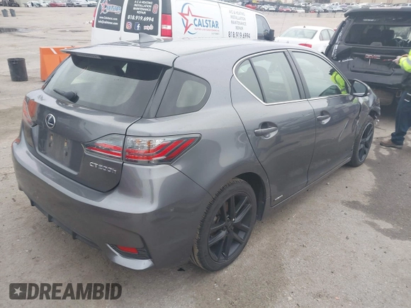 2014 Lexus CT 200h with VIN JTHKD5BH9E2182997, listed as a IAAI auction lot 41756156 with 105,983 mi miles and . Bid and sale history available at DreamBid. Image 4.