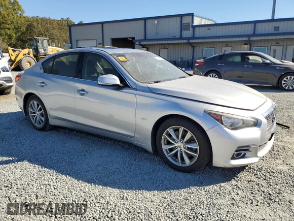 2017 Infiniti Q50 3.0t Premium with VIN JN1EV7AR0HM840588, listed as a Copart auction lot 76129124 with 107,886 mi miles and Salvage Title. Bid and sale history available at carsss.com. Image 4.