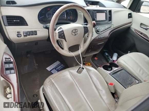 2014 Toyota Sienna XLE with VIN 5TDYK3DC2ES510647, listed as a Copart auction lot 54488845 with 216,091 mi miles and Salvage Title. Bid and sale history available at DreamBid. Image 8.