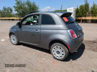2013 FIAT 500 Pop with VIN 3C3CFFAR8DT539037, listed as a Copart auction lot 59787675 with 108,375 mi miles and Salvage title. Bid and sale history available at DreamBid. Image 2.