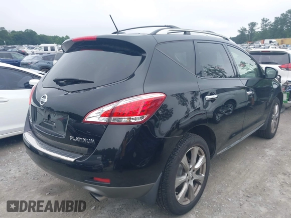 2012 Nissan Murano S with VIN JN8AZ1MU8CW116355, listed as a IAAI auction lot 42554089 with 148,132 mi miles and . Bid and sale history available at DreamBid. Image 4.