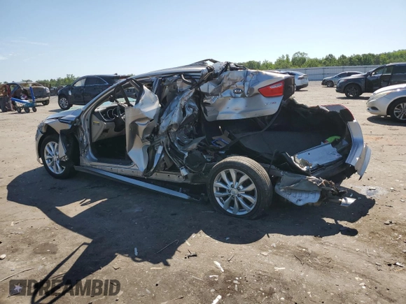 2015 Kia Optima EX with VIN 5XXGN4A71FG446118, listed as a Copart auction lot 61590675 with 120,577 mi miles and Salvage title. Bid and sale history available at DreamBid. Image 2.