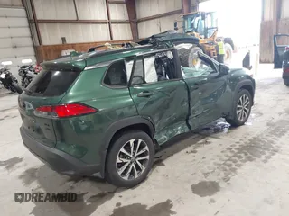 2022 Toyota Corolla Cross XLE with VIN 7MUDAABG9NV043308, listed as a IAAI auction lot 42467615 with 45,502 mi miles and . Bid and sale history available at DreamBid. Image 4.