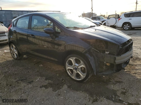 2019 Ford Fiesta SE with VIN 3FADP4EJ9KM156811, listed as a Copart auction lot 42176675 with 90,592 mi miles and Salvage Title. Bid and sale history available at carsss.com. Image 4.