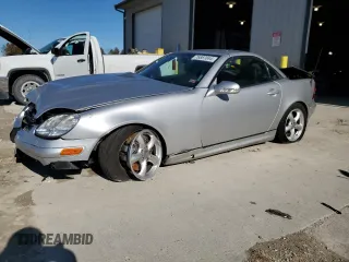 2003 Mercedes-Benz SLK 320 with VIN WDBKK65F83F276025, listed as a Copart auction lot 76887044 with 38,423 mi miles and Salvage title. Bid and sale history available at DreamBid. Image 1.